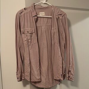 Light Pink Button-Up Shirt